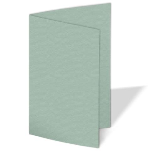 Doppelkarte - Faltkarte 220g/m² DIN B6 in struktur eukalyptus
