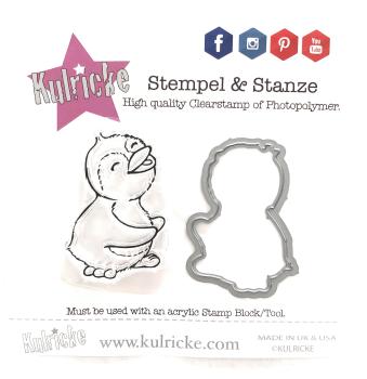 Felix "freut sich" Stempel mit Stanze