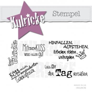 Kulricke Stempelset "Kleines Glück" Clear Stamp