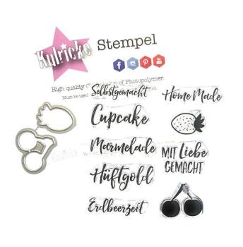 Kulricke Stempelset "Selbstgemachtes" Clear Stamp