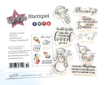 Kulricke Stempelset "Traum Sandmann" Clear Stamp