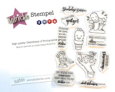 Stempel-Set "Kaktus " mit Stanzen