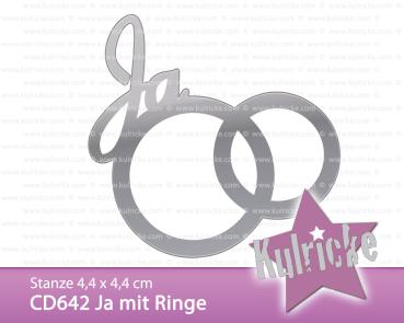 "Ja mit Ringe" Stanze - Craft Die