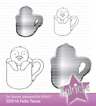 Kulricke Stanze "Felix in der Tasse" - Craft DieStanze