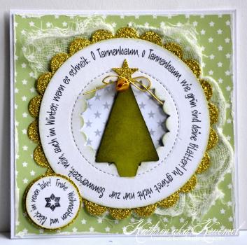 Kulricke Stempelset "Frohe Weihnachten" Clear Stamp