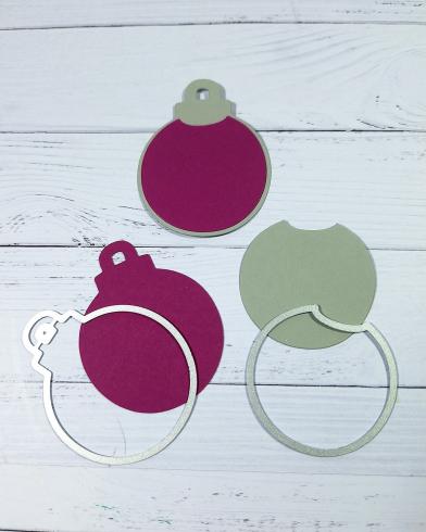 Preview: Kulricke Stanzschablone "Weihnachtskugel" Craft Die