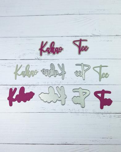 Preview: Kulricke Stanzschablone "Tee und Kakao" Craft Die