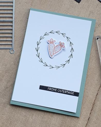 Preview: Kulricke Stempelset "Ostergruß" Clear Stamp