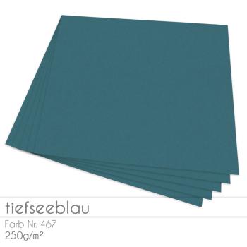 Cardstock "Premium" 12"x12" 225g/m² (30,5 x 30,5cm) in tiefseeblau