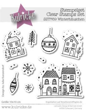 Kulricke Stempel "Winterhäuschen" Clear Stamp