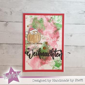 Kulricke Stempelset "Weihnachtseule" Clear Stamp