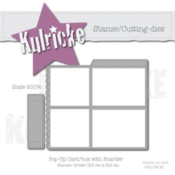 "Pop Up Card/Box mit Boarder" Stanze