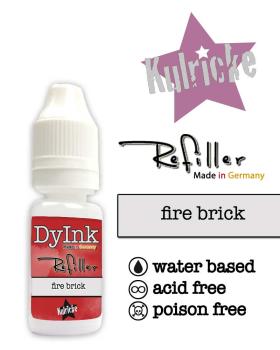 Refiller (Nachfüller) für "DyInk" Stempelkissen - fire brick 10ml