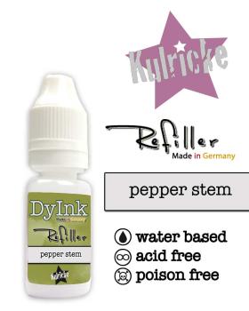 Refiller (Nachfüller) für "DyInk" Stempelkissen - pepper stem 10ml