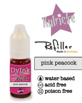 Refiller (Nachfüller) für "DyInk" Stempelkissen - pink peakcock 10ml