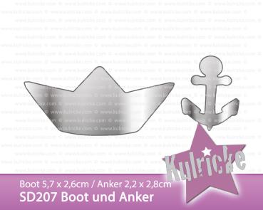 "Boot Anker" Stanze - Craft Die