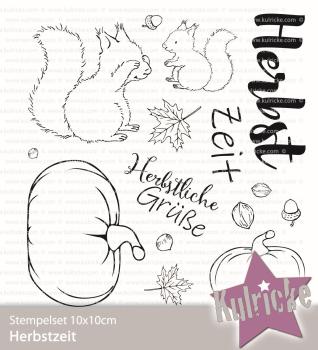 Stempelset "Herbstzeit" Clear Stamp