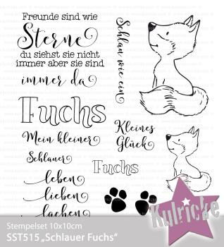 Stempelset "Fuchs" Clear Stamp