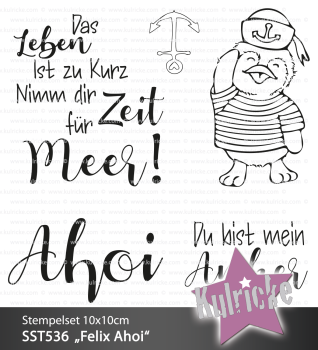 Stempelset "Felix Matrose" Clear Stamp