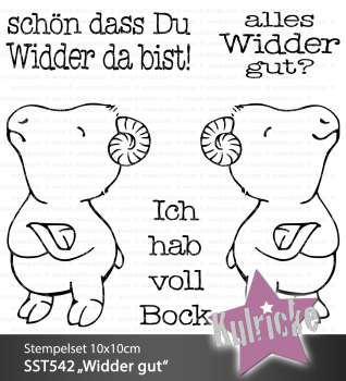 Stempelset "Widder DA" Clear Stamp