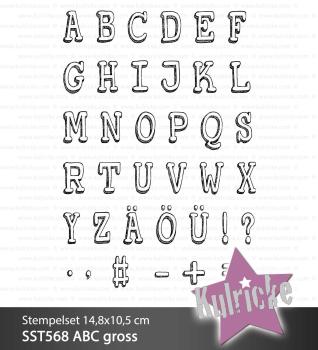 Kulricke Stempelset "ABC groß" Clear Stamp