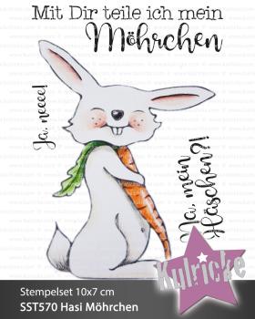 Stempelset "Hasi Möhrchen" Clear Stamp