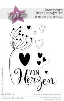Kulricke Stempelset "Von Herzen" Clear Stamp