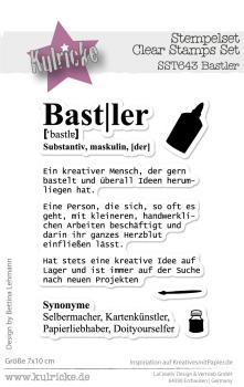 Kulricke Stempelset "Bastler" Clear Stamp