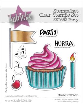 Kulricke Stempel "Party" Clear Stamp