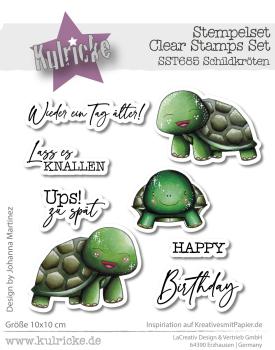Kulricke Stempel "Schildkröten" Clear Stamp