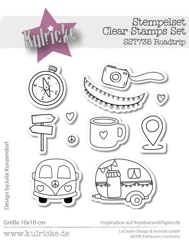 Kulricke Stempel "Roadtrip Clear Stamp