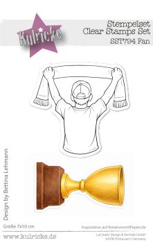 Kulricke Stempelset "Fan"  A7 Clear Stamp