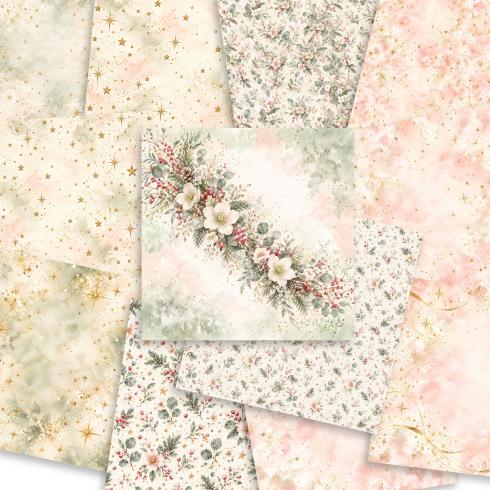 Preview: LaCreativ - Designpapier "Festliches Blütenkleid" Paper Pack 12x12" - 12 Bogen