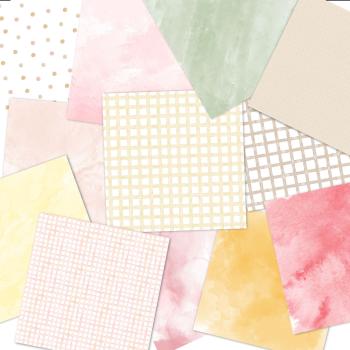 LaCreativ - Designpapier "Zarter Frühlingsgruß" Paper Pack 6x6" - 24 Bogen