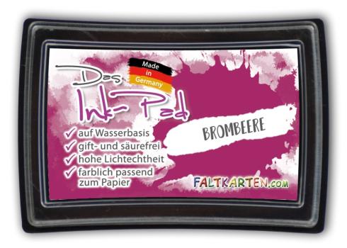 Das Ink-Pad - Stempelkissen 6 x 3,5cm brombeere