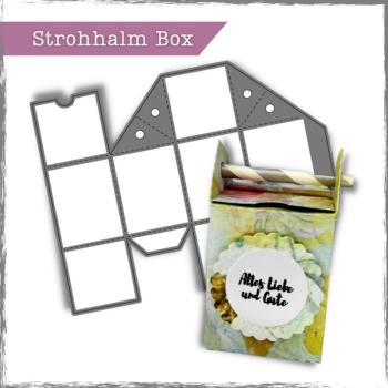 Kulricke Metall Stanzschablone Craft Die "Strohhalm Box"