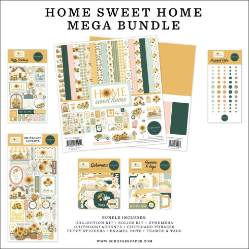 Preview: Carta Bella - Mega Bundle "Home Sweet Home" Komplettpaket