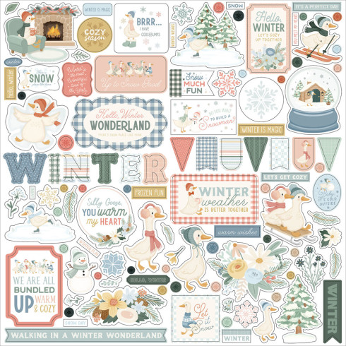 Carta Bella - Mega Bundle "Silly Goose Winter" Komplettpaket