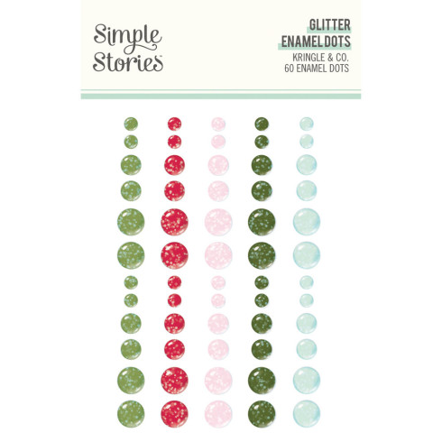 Preview: Simple Stories - Glitter Enamel Dots 