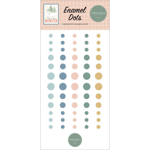 Carta Bella -"Silly Goose Winter" Enamel Dots 60 Stk.