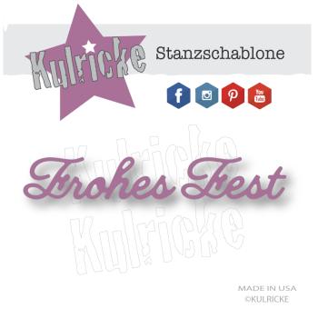 "Frohes Fest" Stanze