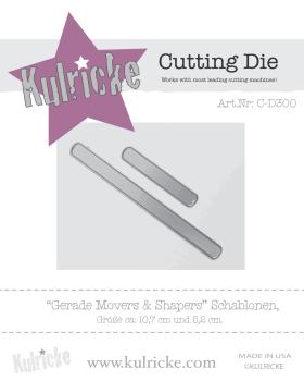 "Shapers, Movers & Slide On - Gerade" Stanze - Craft Die