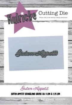 Kulricke "Guten Appetit" Stanze - Craft Die