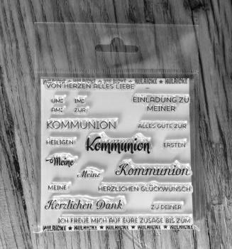Kulricke Stempelset "Kommunion" Clear Stamp