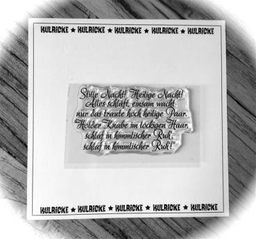 Stille Nacht Stempel