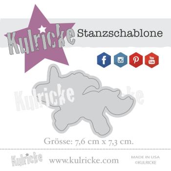 Springendes Einhorn Stanze