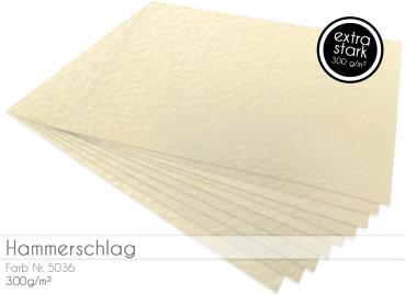 Cardstock - Bastelpapier 300g/m² DIN A4 in hammerschlag