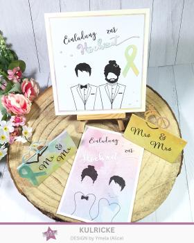 Kulricke Bundle "Pride Hochzeit" inkl. Pastellzauber und 3D Tischkarten-Stanze