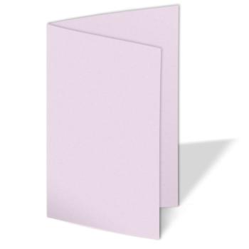 Doppelkarte - Faltkarte 220g/m² DIN A6 in pastell-lila (Sonderposten)
