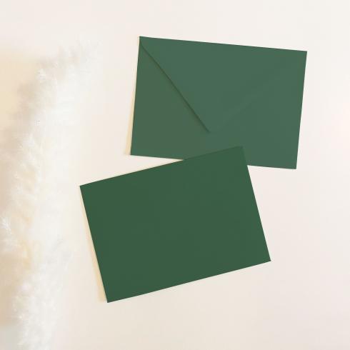 Preview: Briefumschlag DIN C6 120g/m² oF Nassklebung in waldgrün